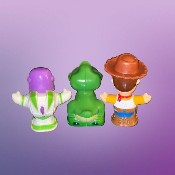 Fisher Price Little People Disney Pixar Toy Story Buzz Woody & Rex B17 - Picture 4 of 5